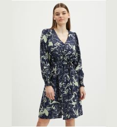 Снимка на Dark blue women's patterned shirt dress VERO MODA Abbi - Women's