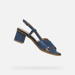 Снимка на Dark blue women's sandals Geox Aurely 50 - Women's
