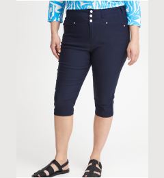 Снимка на Dark blue women's three-quarter pants Fransa - Women's