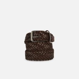 Снимка на Dark brown men's belt Geox Belt - Men