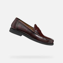 Снимка на Dark brown men's loafers Geox Recanati - Men's