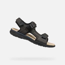 Снимка на Dark brown men's sandals Geox Spherica EC5 - Men's