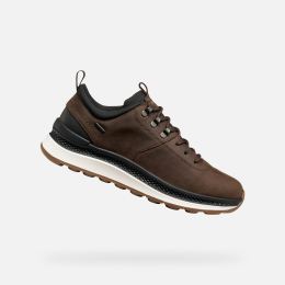 Снимка на Dark brown men's sneakers Geox Spherica Actif X2 - Men's