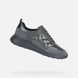 Снимка на Dark gray women's sneakers Geox Alleniee - Women's