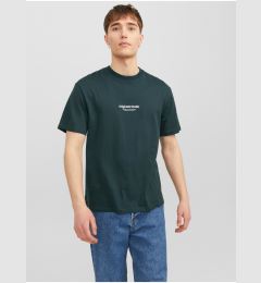 Снимка на Dark Green Men's T-Shirt Jack & Jones Vesterbo - Men