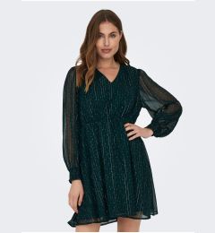 Снимка на Dark Green Women's Patterned Dress JDY Cody - Women