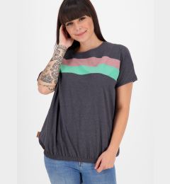 Снимка на Dark grey women's loose T-shirt Alife and Kickin - Women's