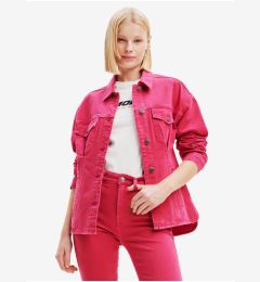 Снимка на Dark pink Desigual Morgon Denim Jacket - Ladies