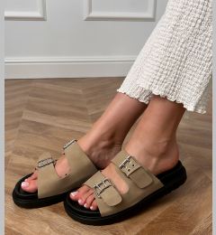Снимка на D/CEO Green flip-flops with buckles on straps Klinet