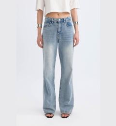 Снимка на DEFACTO 90'S Wide Leg High Waist Wide Leg Long Jeans
