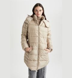 Снимка на DEFACTO Puffer Puffer Long Coat Parka Water Repellent Regular Fit Removable Hood