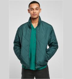 Снимка на Diamond quilted short jacket green