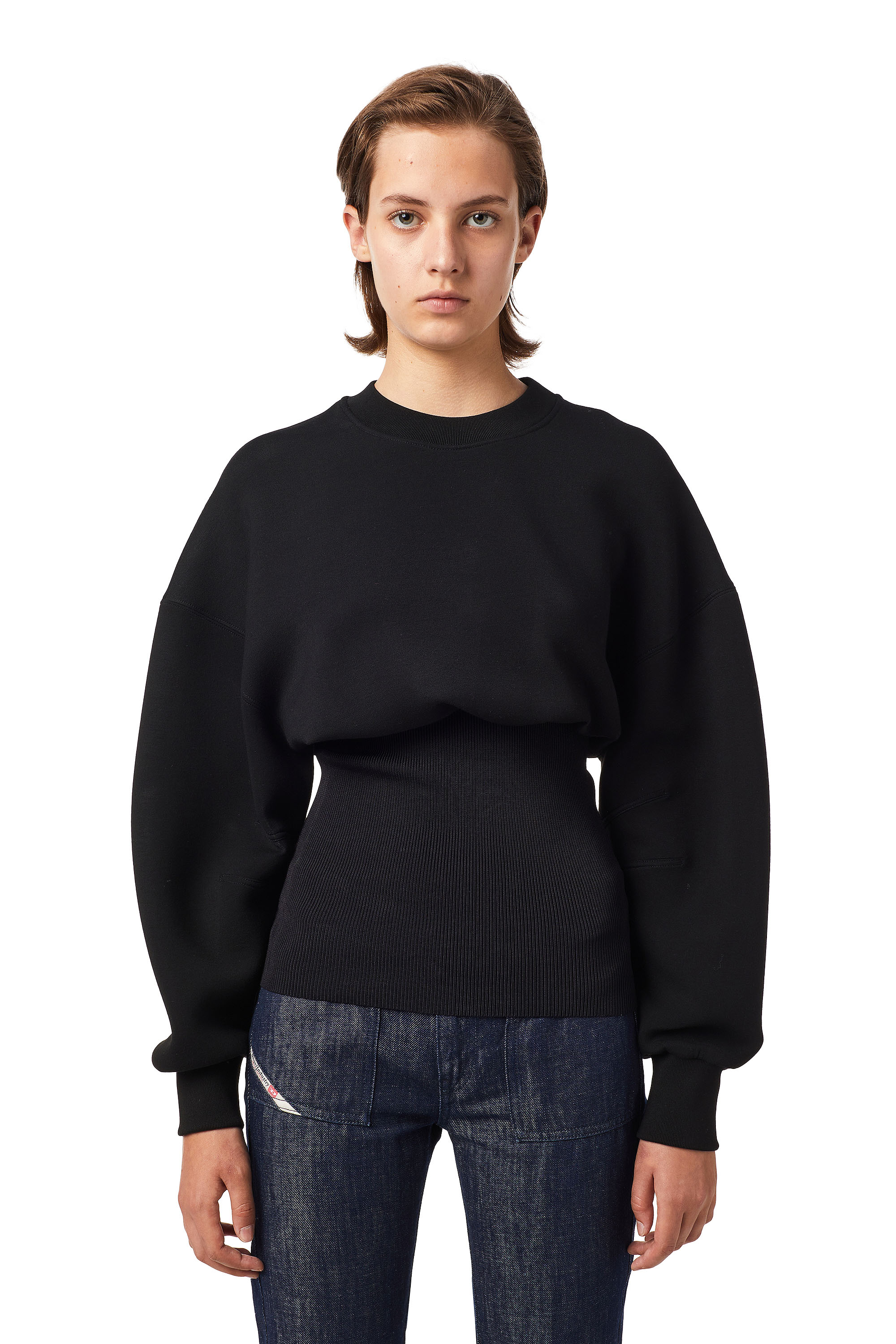 Снимка на Diesel Sweatshirt - FBELTANA SWEATSHIRT black