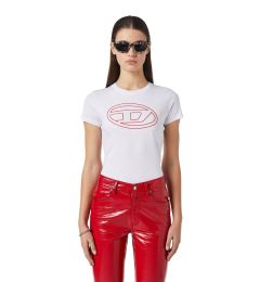 Снимка на Diesel T-shirt - T-SLI-BIGOVAL T-SHIRT white