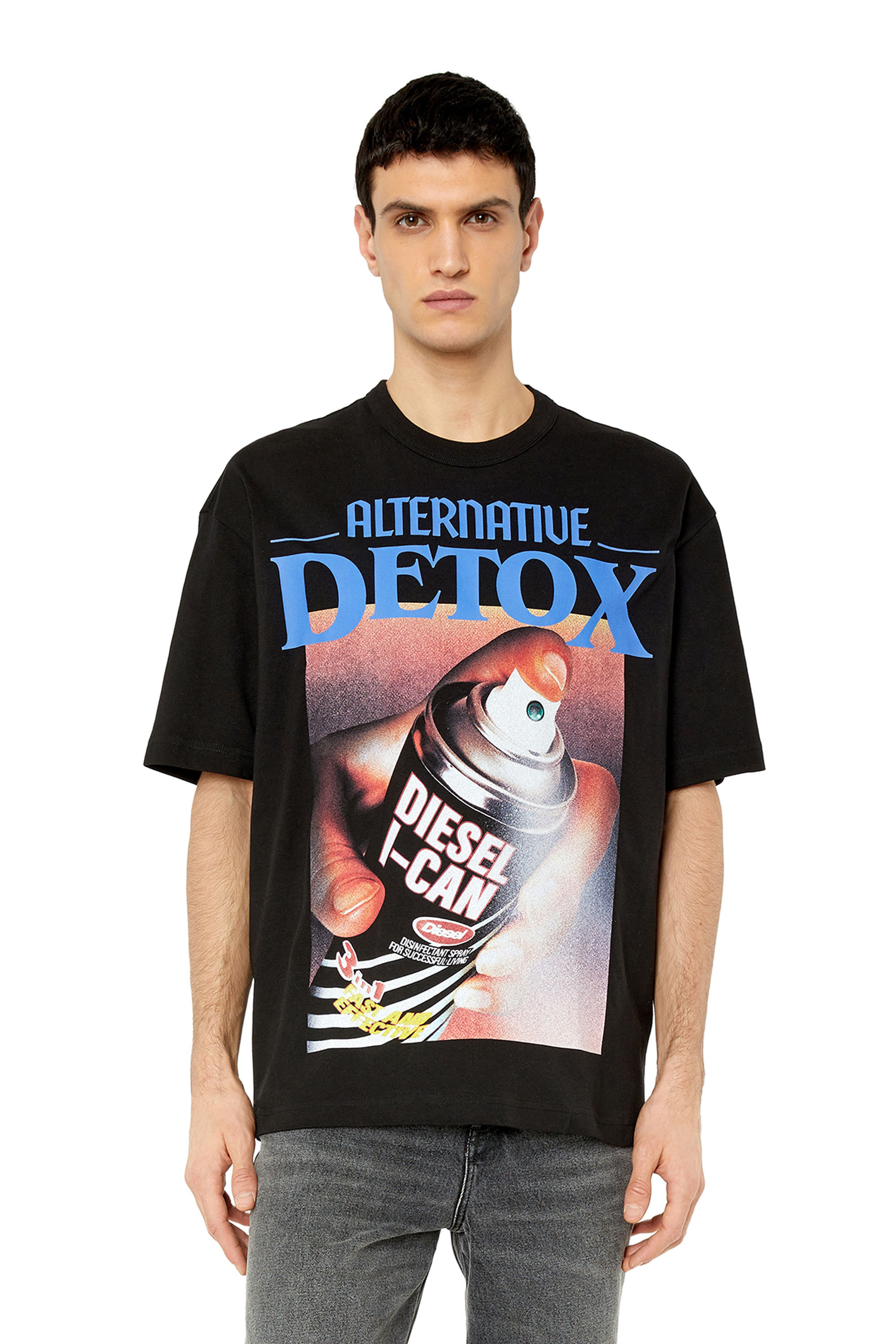 Снимка на Diesel T-shirt - T-WASH-G5 T-SHIRT black