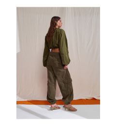 Снимка на Dilvin 70928 Waist Fold Cargo Pants-Khaki