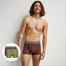 Снимка на DIM COTTON 3D FLEX AIR BOXER 2x - Men's boxer briefs 2pcs - green - dark brown