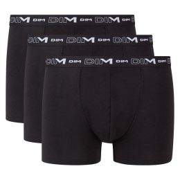 Снимка на DIM COTTON STRETCH BOXER 3x - Men's boxers 3 - black