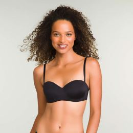 Снимка на DIM WIREFREE STRAPLESS BRA - Women's bra with removable straps - black