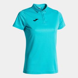 Снимка на Dámské triko Joma Hobby Women Polo Shirt S/S Fluor Turquoise