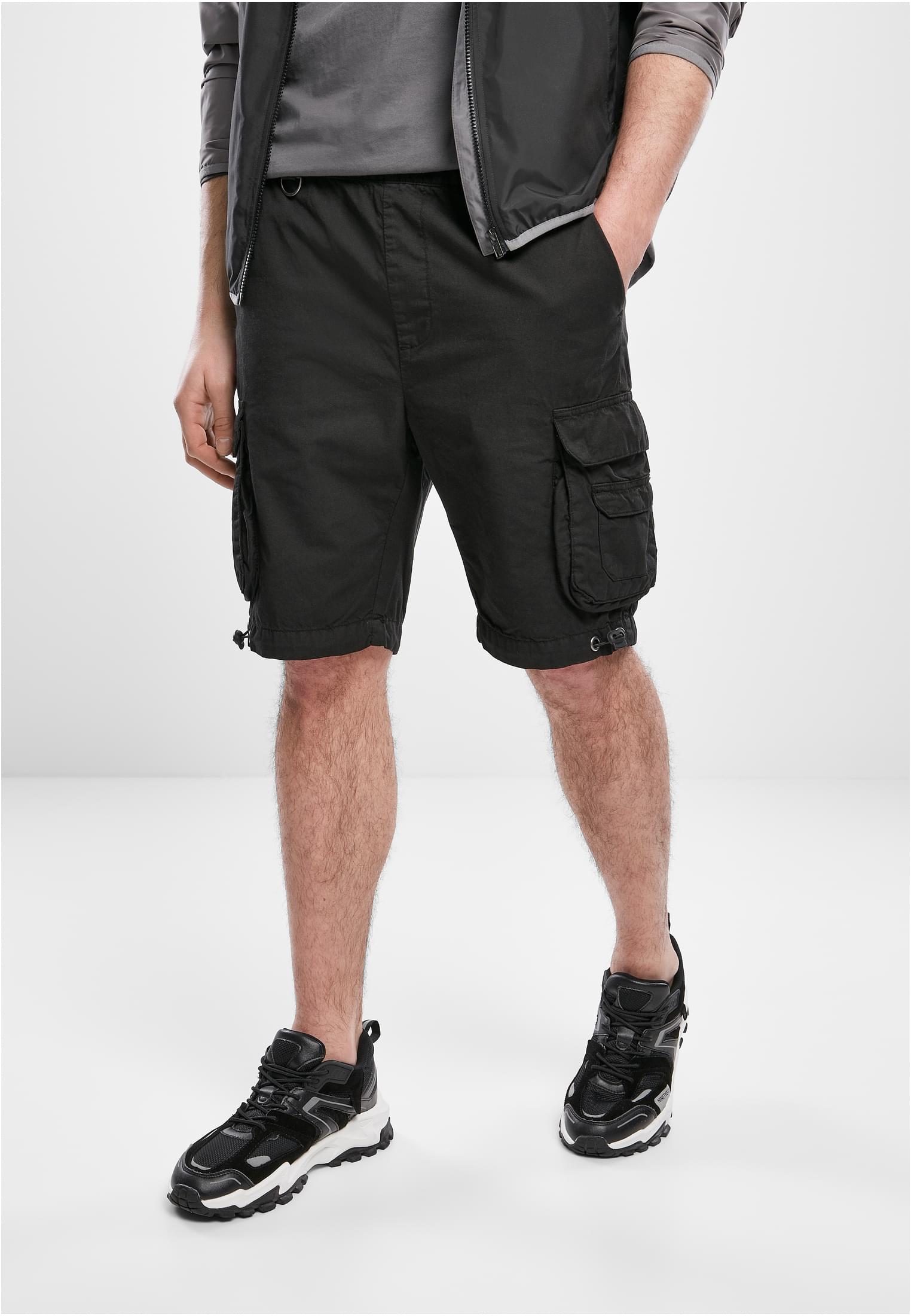 Снимка на Double Pocket Cargo Shorts Black