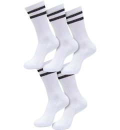 Снимка на Double Stripe Socks 5-Pack white/black