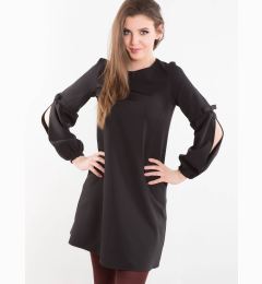 Снимка на Dress decorated with slits on the sleeves black