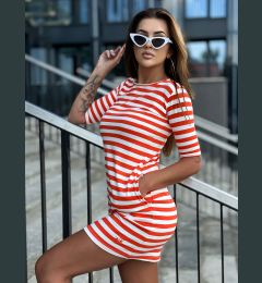 Снимка на Dress-TW-SK-2092.83P-white-black