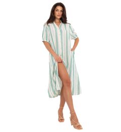 Снимка на Dress-TW-SK-BI-2451.84-white-green