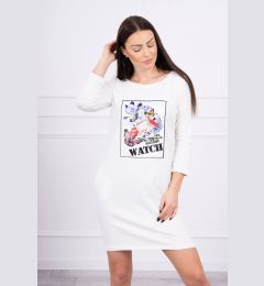 Снимка на Dress with 3D graphics Watch ecru