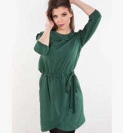 Снимка на Dress with envelope bottom, tied green