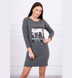 Снимка на Dress with print Handle with graphite