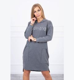 Снимка на Dress with the inscription unlimited graphite