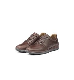 Снимка на Ducavelli Lion Men's Genuine Leather Plush Shearling Casual Shoes Brown.