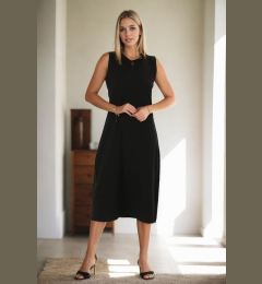Снимка на E4385 Dewberry Womens Long Dress-BLACK