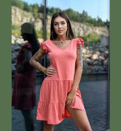 Снимка на Edoti Dress with frills on shoulders