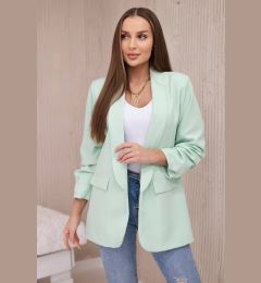 Снимка на Elegant blazer with lapels light mint