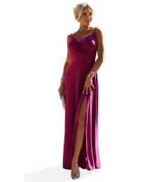 Снимка на Elegant maxi long dress with shoulder straps Numoco