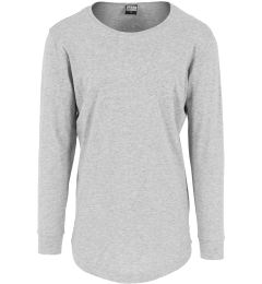 Снимка на Extended T-shirt with long sleeves grey