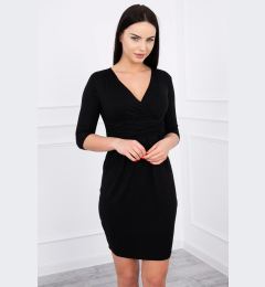 Снимка на Fitted dress with a cut-out under the bust black