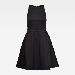 Снимка на G-STAR Dress - Core fit and flare dress s\less black
