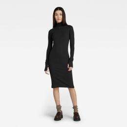 Снимка на G-STAR Dress - Rib slim dress wmn black