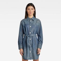 Снимка на G-STAR Shirt - Long millery overshirt blue