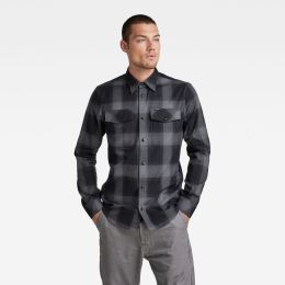 Снимка на G-STAR Shirt - Marine slim shirt l\s black