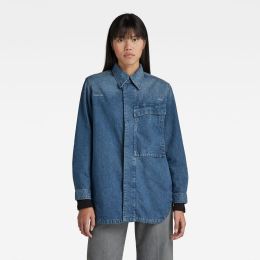 Снимка на G-STAR Shirt - Mysterious Overshirt wmn blue