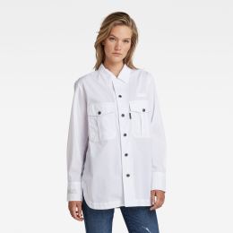 Снимка на G-STAR Shirt - Officer BF shirt ls white