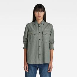 Снимка на G-STAR Shirt - Officer BF shirt l\s wmn grey