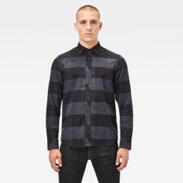 Снимка на G-STAR Shirt - Stalt regular shirt l\s grey-black