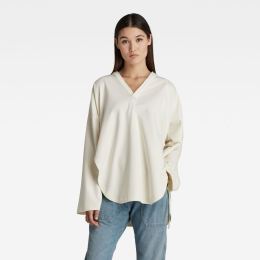 Снимка на G-STAR Sweatshirt - Flower photo gr loose in sw white
