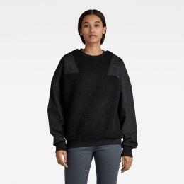 Снимка на G-STAR Sweatshirt - Teddy woven mix r sw wmn black